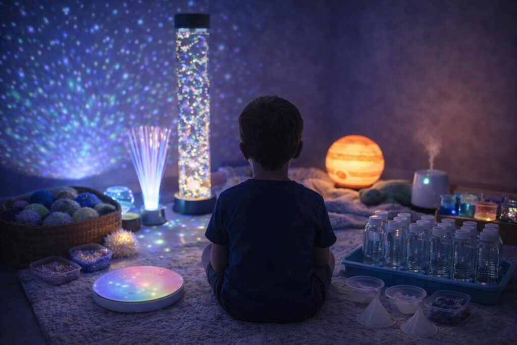 Espace Snoezelen à Perpignan pour l'apaisement des enfants