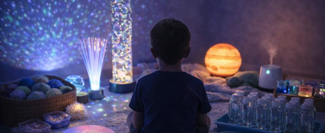 Espace Snoezelen pour enfants et séance d'apaisement sensoriel à Perpignan