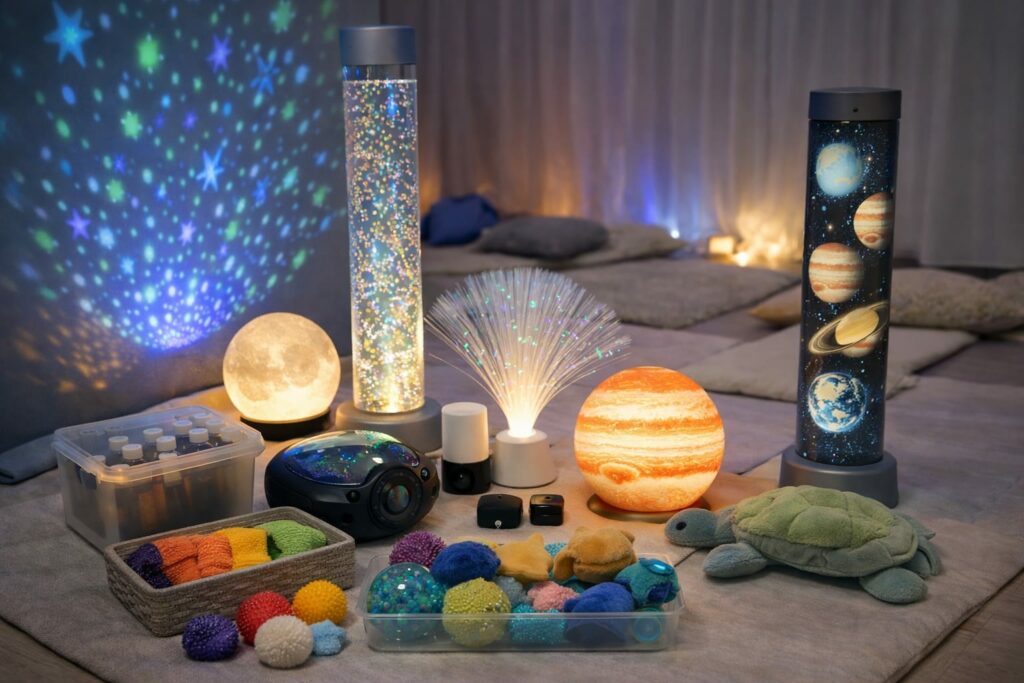 Espace Snoezelen à Perpignan pour l'apaisement des enfants