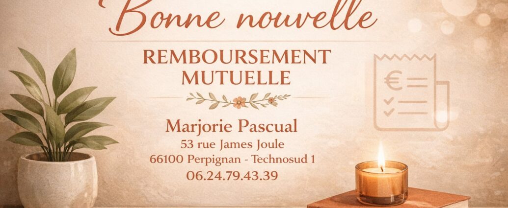 Cabinet de Marjorie Pascual à Perpignan et informations sur le remboursement mutuelle psy